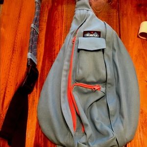 Kavu Fjord Blue Sling Rope Crossbody Bag